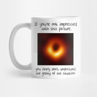 Black Hole First Photo Mug